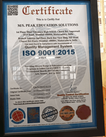 Best CBSE, ICSE, JEE, NEET, MHT-CET Coaching in Charni Road, Mumbai