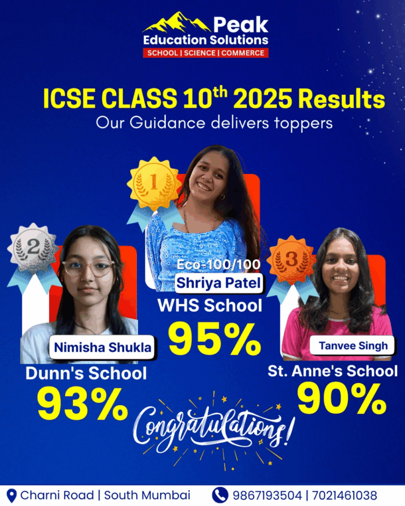 Excel in CBSE coaching near me and ICSE coaching in Mumbai